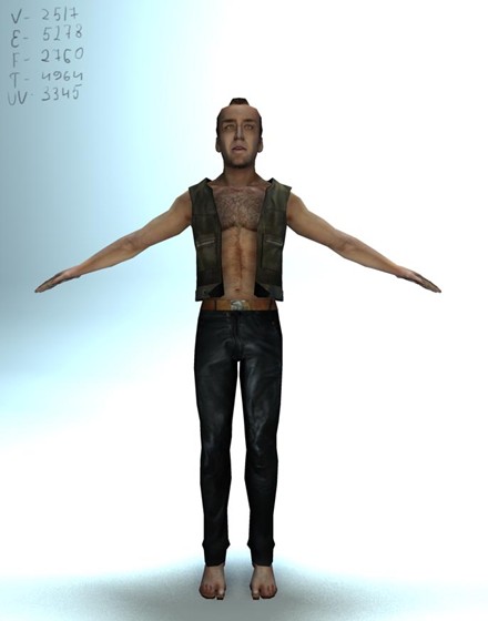 3D Modeling: Nicolas Cage