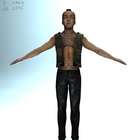 3D Modeling: Nicolas Cage