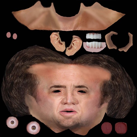 3D Modeling: Nicolas Cage