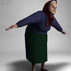 3D Modeling: grandmother