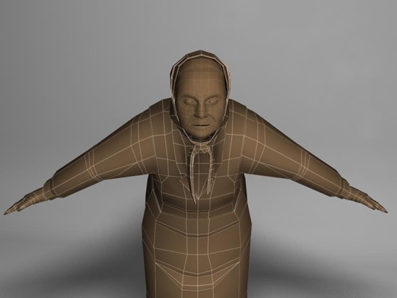 3D Modeling: grandmother